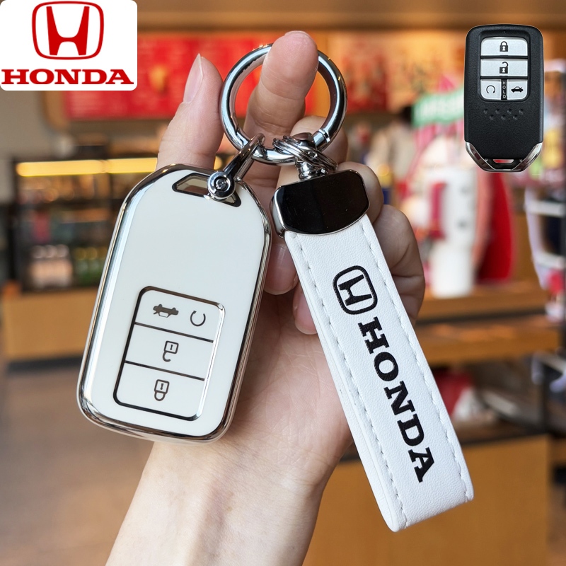 Honda 4 ปุ่มกุญแจรถ Honda civic Key Case สําหรับ Honda civic fc-fk 2016-2020