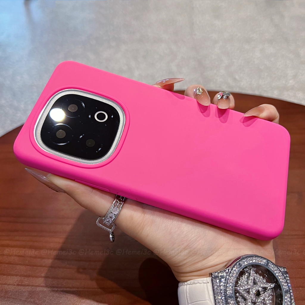 สําหรับ Vivo IQOO 13 Casing Liquid Silica Gel Hard Phone Case Cover