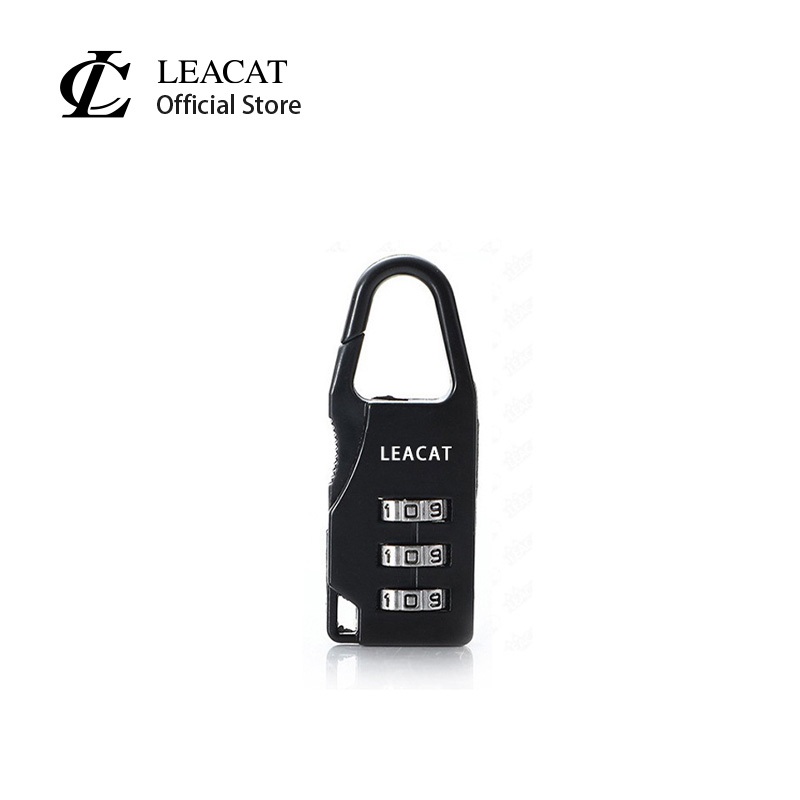 Leacat ล็อค 3 หลักหน้าปัดรหัสผสมหมายเลขล็อคกุญแจสำหรับวันหยุดขายกระเป๋าเดินทางกระเป๋าเดินทางลิ้นชักอุปกรณ์รักษาความปลอดภัย