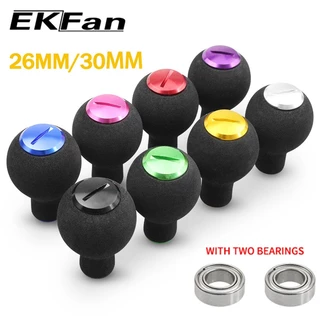 EKFan 1Pcs EVA ตกปลารอกจับลูกบิดสําหรับแบริ่ง 7*4*2.5 มม.ตกปลาอุปกรณ์เสริมเหยื่อหล่อปั่นชิ้นส่วนรอกตกปลา