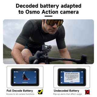 Palo 2250mAh Osmo Action แบตเตอรี่เครื่องชาร์จ LCD สําหรับ DJl Osmo 360Action 3 4 5 Pro 6