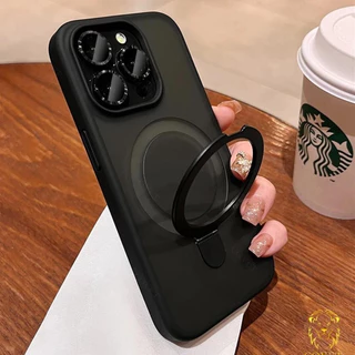 YUFU เคสโทรศัพท์มือถือแบบแข็ง กันกระแทก กันรอยเลนส์กล้อง แม่เหล็ก หรูหรา สําหรับ IPhone 16 15 14 13 12 11 Pro Max