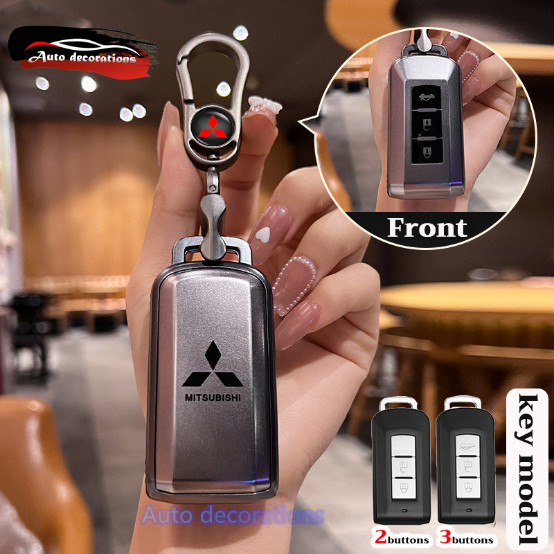 เคสกุญแจรถ Mitsubishi สําหรับ Mitsubishi triton xpander Montero Strada ASX pajero attrage พวงกุญแจ