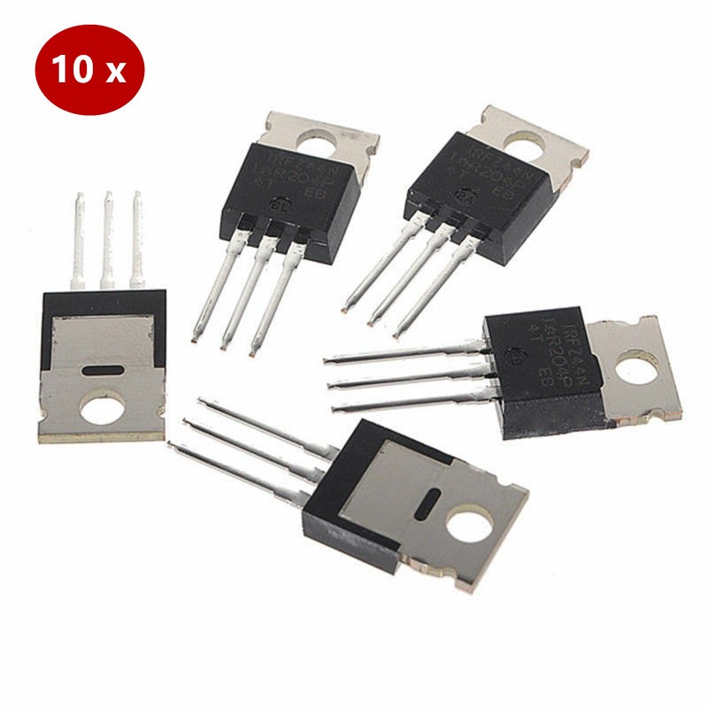 10 ชิ้น 55V 49A IRFZ44N IRFZ44 Power ทรานซิสเตอร์ MOSFET Logic ระดับ N-Channel