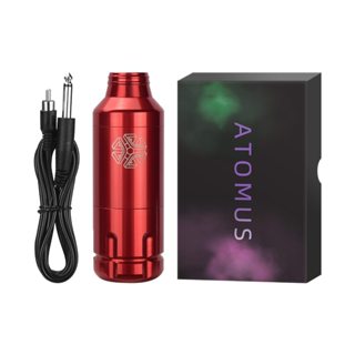 ATOMUS Red Tattoo ปากกาสั้นโรตารีเครื่องสักตลับหมึกปากกา Bod…
