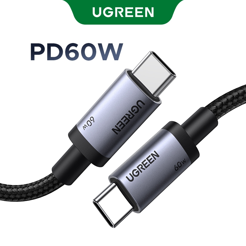 Ugreen USB C ถึง USB Type C สําหรับ Samsung S24 S25 iPhone 17 Pro Max 15 16 Pro Max PD 60W สําหรับ M