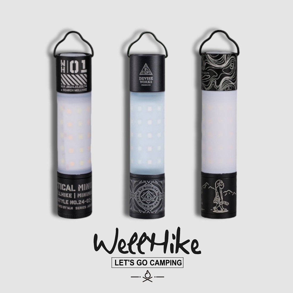 🚚สต็อกพร้อมในกรุงเทพ🚚 Wellhike ไฟแค้มป์ปิ้งพกพา โคมไฟฉุกเฉิน แบบพกพา 2600mAh สําหรับตั้งแคมป์ ไฟแคมป์ปิ้ง สําหรับตั้งแคมป์ เดินป่า กลางแจ้ง