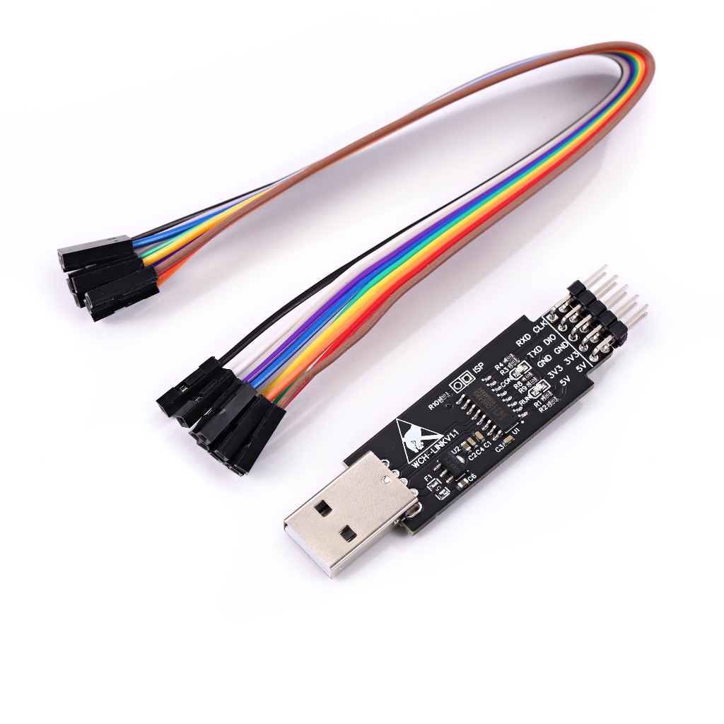 Wch-link Simulator Download Tester Online SWD TTL Serial Port รองรับ RISS-V แกนด้านใน