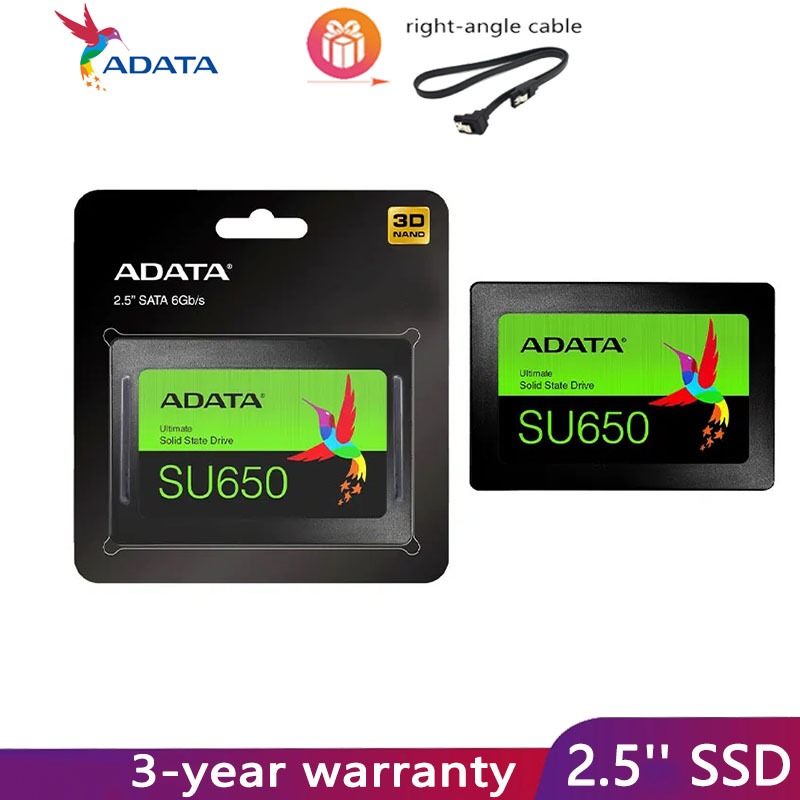 Adata 480GB 2.5 < SATA III SSD 120GB 240GB 6Gb/s ไดรฟ์ Solid State ในตัวความเร็วสูง, เหมาะสําหรับคอมพิวเตอร์แล็ปท็อปและคอมพิวเตอร์เดสก์ท็อป