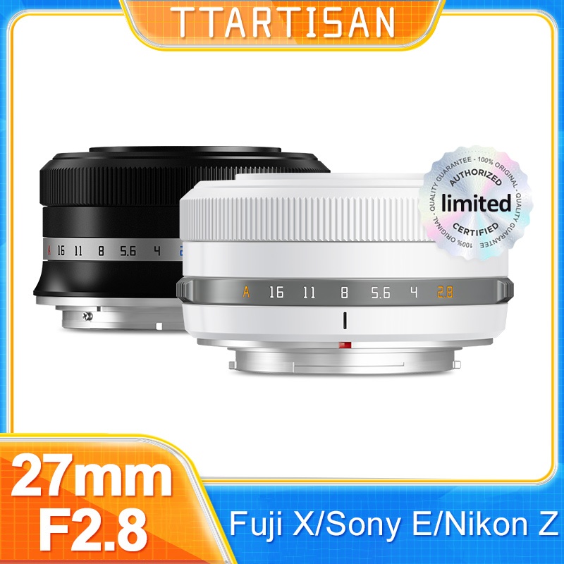 Ttartisan 27mm F2.8 เลนส์กล้อง โฟกัสอัตโนมัติ สําหรับ Fujifilm XF X-A X-T X-E X-Pro X-S X-M X-H Fuji