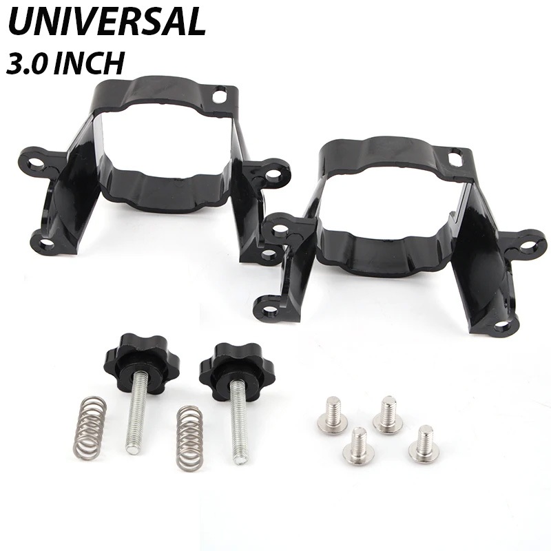 2ชิ้น 3.0 นิ้วไฟตัดหมอก HONDA TOYOTA NISSAN Universal Bracket ปรับเปลี่ยนเลนส์โปรเจคเตอร์ Bracket