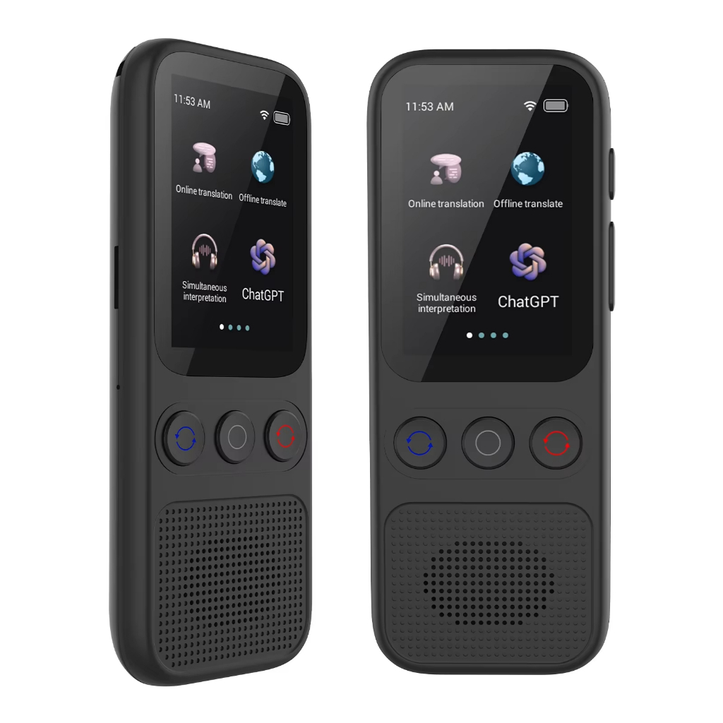 S80 ภาษา AI Translator อุปกรณ์ที่มี 138 ภาษาการแปลออฟไลน์ทางพร้อมกันโต้ตอบขายร้อน