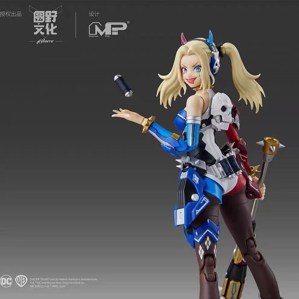 [คลังสินค้าพร้อม] Jianghun Ji DC HARLEY QUINN Machine Girl Assembly Model Christmas Gift