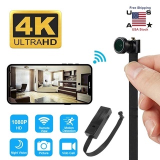 Diy HD1080P Wifi Mini กล้องแบบพกพาขนาดเล็ก Cam Micro กล้องวิดีโอ P2P เว็บแคมไร้สาย Loop Recording สนับสนุนการดูระยะไกล