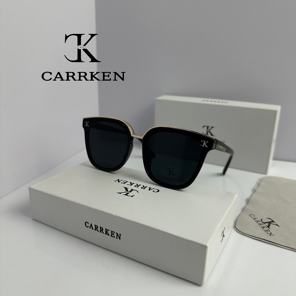 CarrKen แว่นกันแดดป้องกันรังสียูวี ป้องกันแสงสะท้อน สไตล์คลาสสิกสำหรับผู้หญิงนักเดินทาง