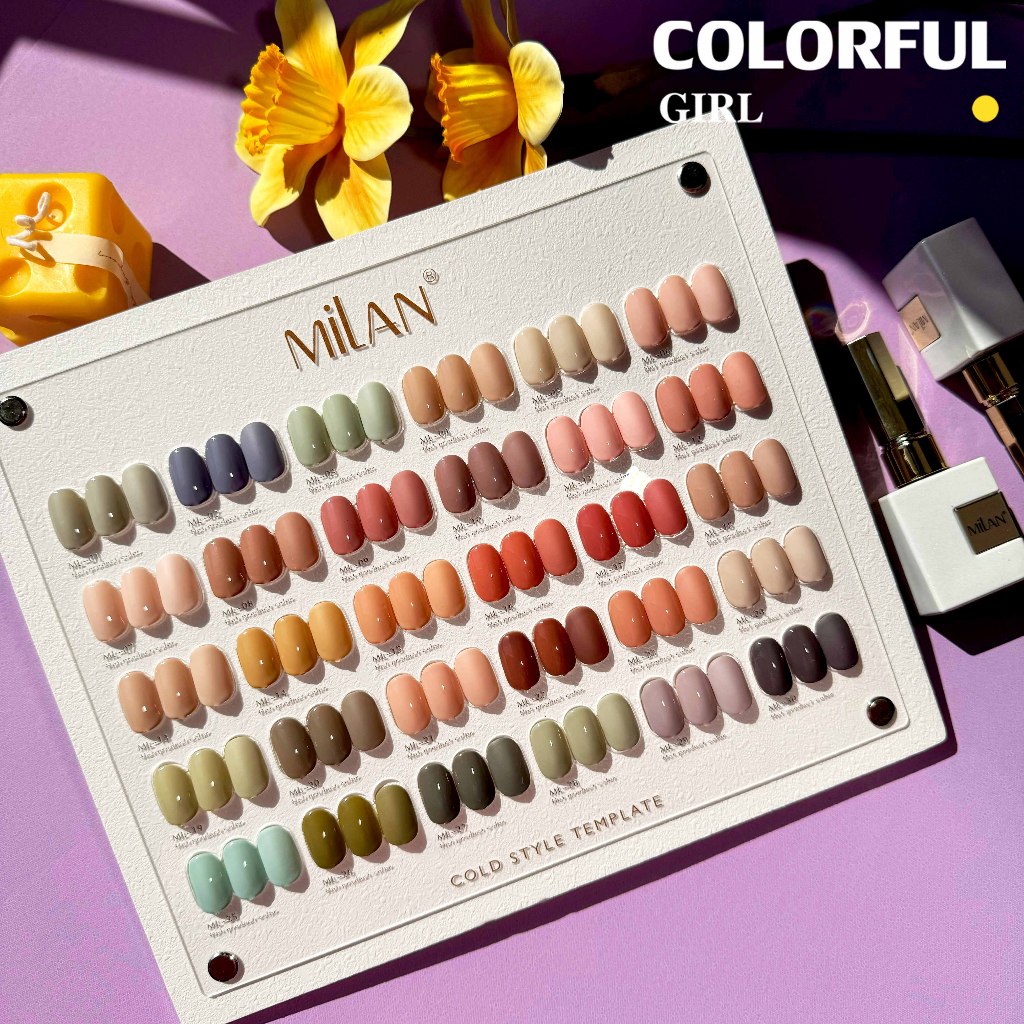【พร้อมส่ง】 สีทาเล็บเจล （MILAN 30สี) สีเจล Moranti30สี Macaron+แถมชาทสีฟร