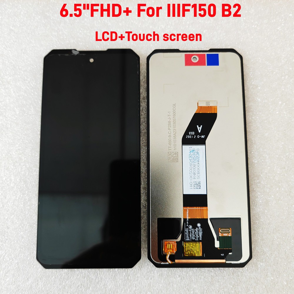 6.5 "FHD + Oukitel สําหรับ IIIF150 B2 จอแสดงผล LCD + หน้าจอสัมผัส Digitizer Assembly เปลี่ยนกระจกซ่อ