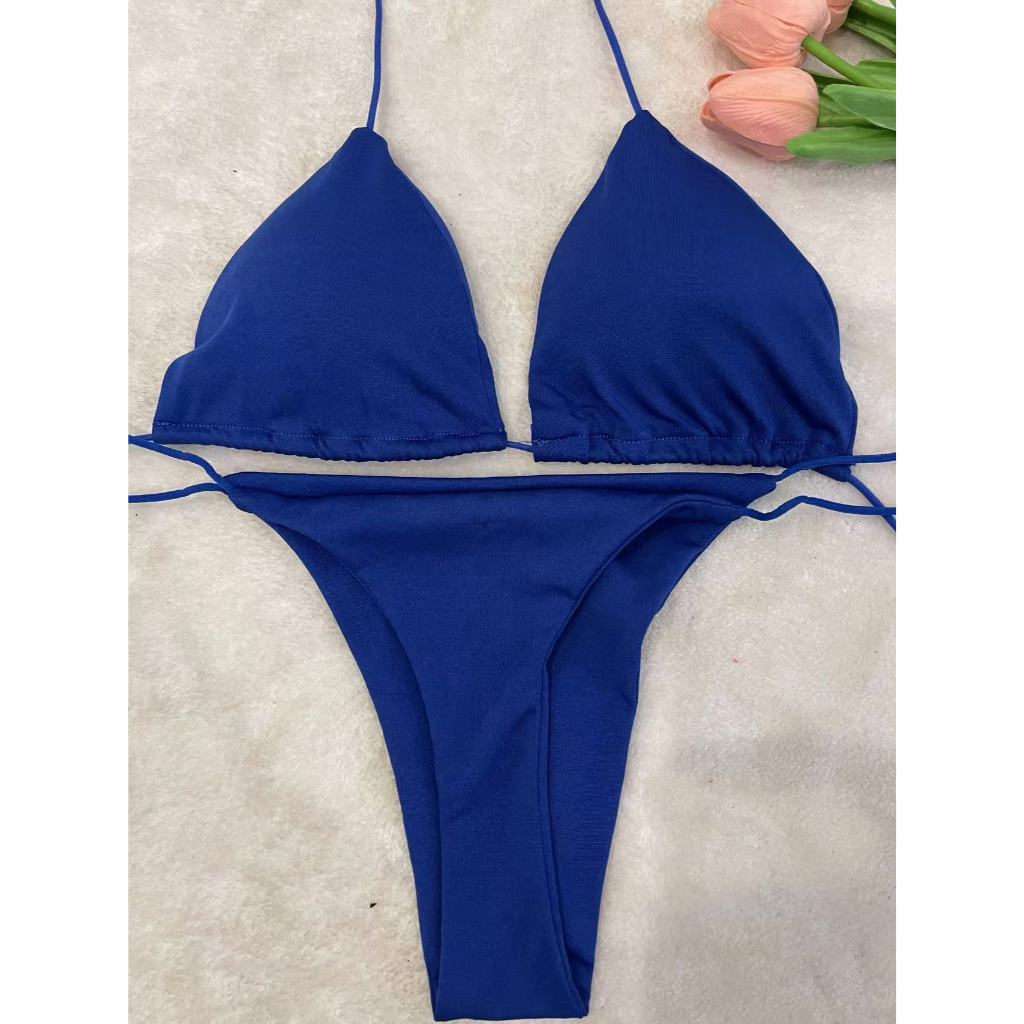 ส่งไวจากไทย บิกินี่2ชิ้น บรา ผูกคอ bikini girl สไตล์เซ็กซี่ ราคาถูก มีสีต่างๆให้เลือก