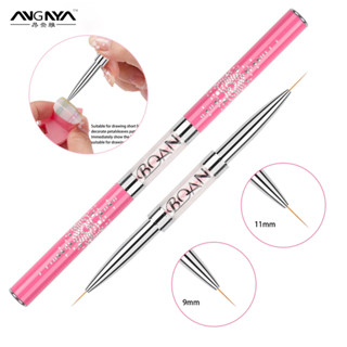 ANGNYA สองหัวเล็บแปรงซับเล็บแปรงเล็บอะคริลิเล็บแปรงยูวีเจลโป…