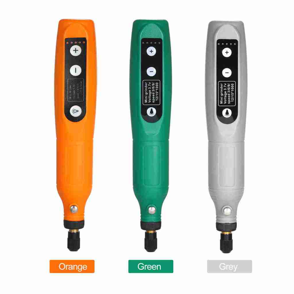 เครื่องเจียรไฟฟ้า ขนาดเล็ก ชาร์จ USB สำหรับเจียรหยก แกะสลักไม้ เจาะโลหะ เจียรขัด ปรับความเร็ว 5 ระดับ