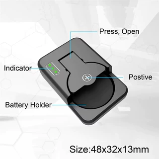 เครื่องชาร์จแบตเตอรี่ 4.2V Type-C Li-ion LIR2032 LIR2450 ขนาดเล็ก แบบพกพา