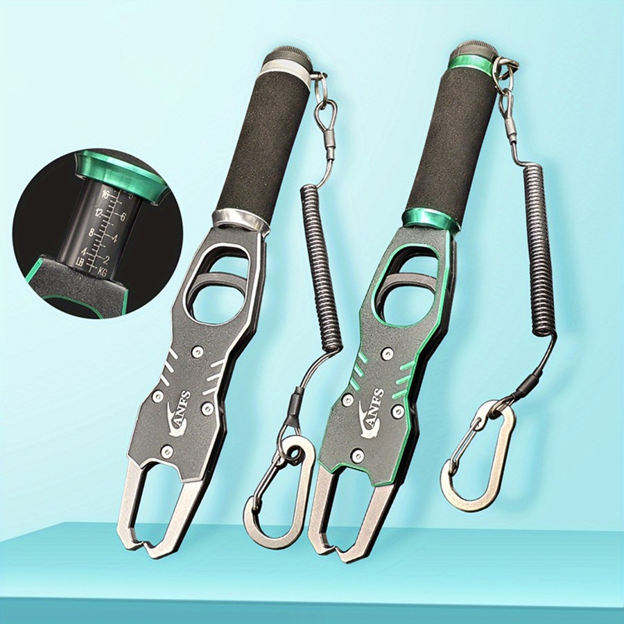 ชุดเครื่องมือคีมจับปากปลา- กริปเปอร์จับปลาพร้อมสเกล, กริปเปอร์ตกปลาอลูมิเนียมอัลลอยด์ 40 ปอนด์ -คีมตกปลาแบบล็อคได้, ตกปลาทนต่อการกัดกร่อนน้ําเค็มทั