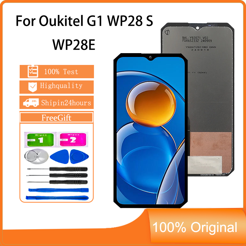 สําหรับจอแสดงผล Oukitel G1 WP28 S WP28 E เปลี่ยนหน้าจอสัมผัส LCD