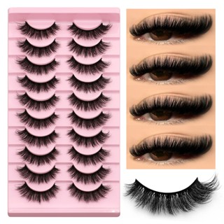 Groinneya Lashes 3D Mink Lashes Fluffy Lashes Soft Eyelashes…