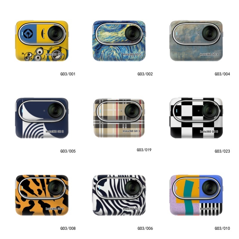 สติกเกอร์ป้องกันกล้องแอคชั่น Insta360 Go3 สําหรับ Insta360 Go3, สติกเกอร์ Insta360 Go3, อุปกรณ์เสริม
