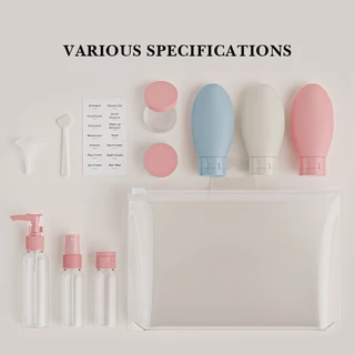 U-Choice 11pcs ขวดสเปรย์พลาสติก สําหรับใส่โลชั่น เครื่องสําอาง แชมพู เหมาะกับการเดินทาง สามารถนำขึ้นเครื่องได้ ขวดบรรจุภัณฑ์เครื่องสำอาง