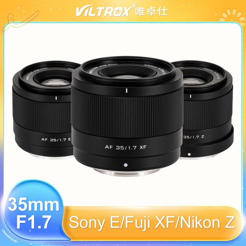 Viltrox 35mm F1.7 25mm F1.7 Air APS-C Auto Focus เลนส์กล้องรูรับแสงขนาดใหญ่ภาพสําหรับ Sony E Mount F