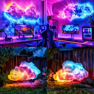 โคมไฟ LED 3D Cloud Lightning พร้อมการควบคุม APP อัจฉริยะ - ต…