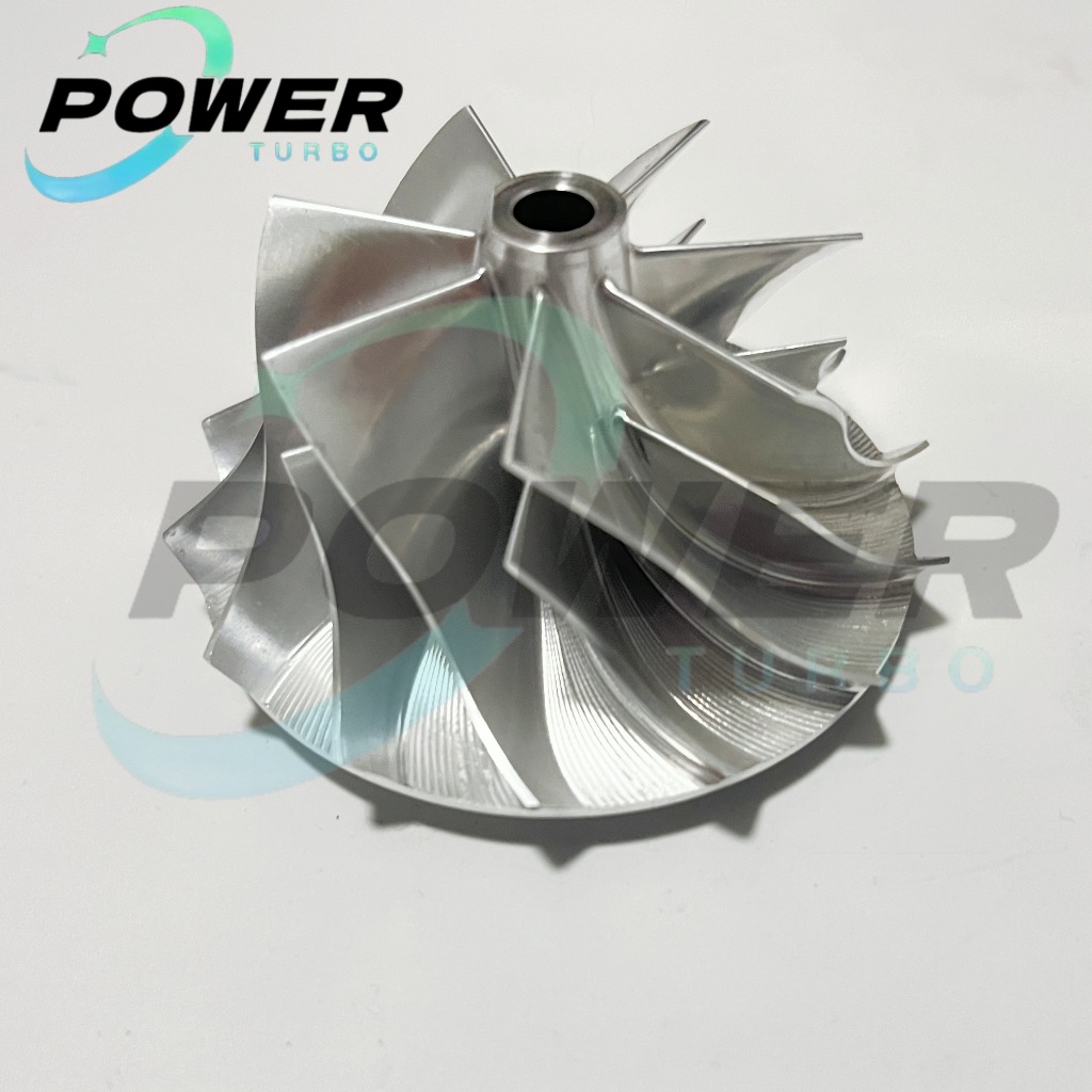 ล้อคอมเพรสเซอร์เทอร์โบ RHF55V 7+7 ใบมีด 48.5*65mm 8980277725 8980277720 สําหรับ Isuzu GMC หลากหลาย 3500 4500 W-Series 5.2L 4HK1-E2N VAA40016