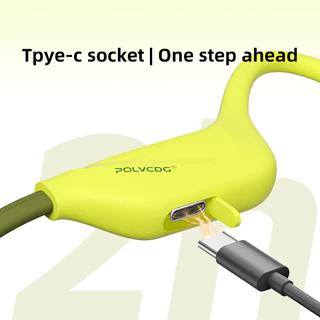 Polvcdg-X1 กีฬา Bone Conduction หูฟังบลูทูธ 5.4IPX6 Sweatproof วิ่ง/ฟิตเนส/โยคะ/ขี่จักรยานกีฬาสีหูฟังพร้อมไมโครโฟน