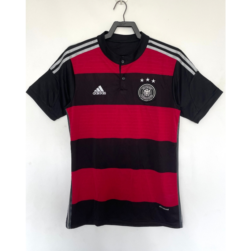 2014 Germany Away Retro Jersey เสื้อสเวตเตอร์ลําลองผู้ชาย