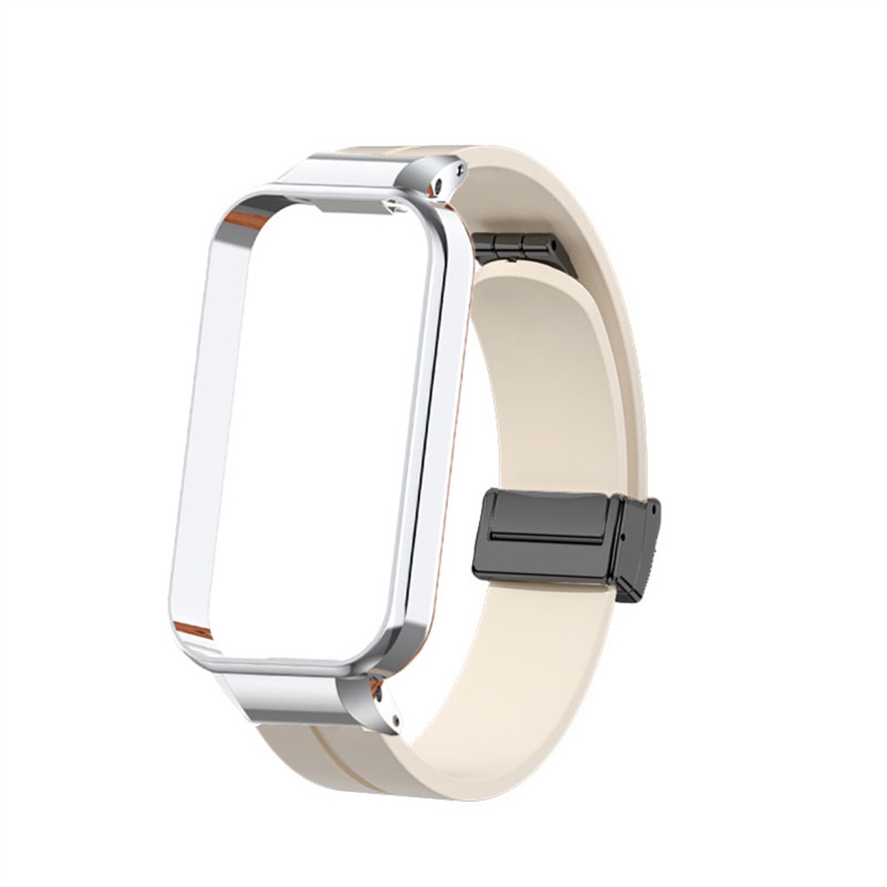 สายรัดซิลิโคนพร้อมเคสสายนาฬิกาอุปกรณ์เสริมสําหรับ Xiaomi Smart Band 9 8 Active / Redmi Smart Band 3 2 - รูปที่ 2