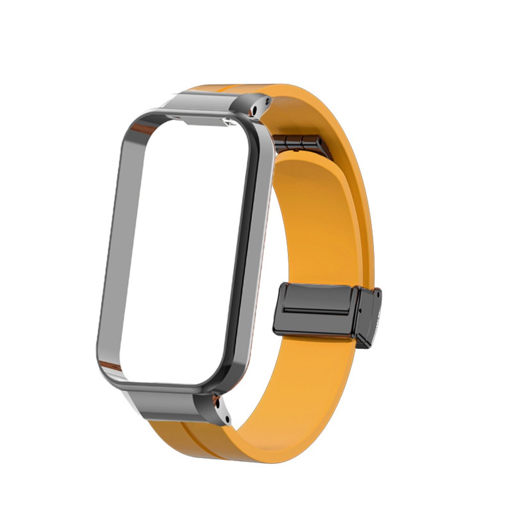 สายรัดซิลิโคนพร้อมเคสสายนาฬิกาอุปกรณ์เสริมสําหรับ Xiaomi Smart Band 9 8 Active / Redmi Smart Band 3 2 - รูปที่ 4