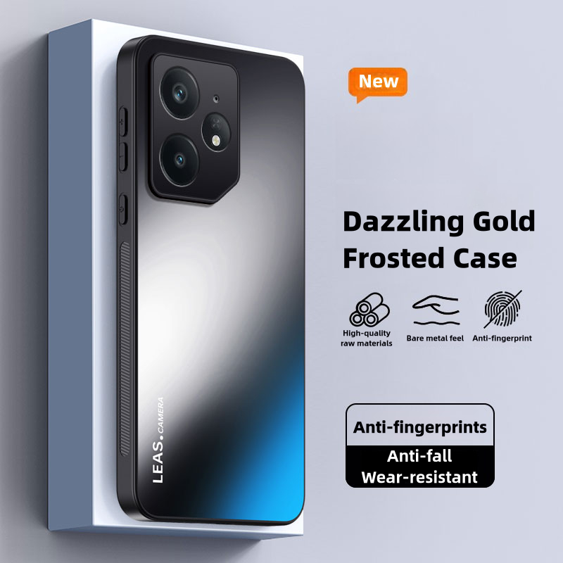 ปลอกสําหรับ OPPO Realme Neo7 5G RealmeNeo7 RMX5060 เคสโทรศัพท์ Frosted พราวสีซิลิโคนป้องกัน Hard กัน