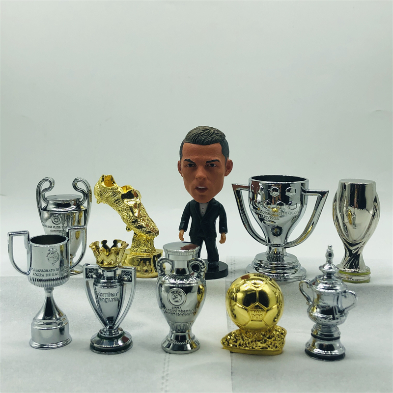 Soccerwe ตุ๊กตาฟุตบอล Champion League La Liga Metal Trophy Collections