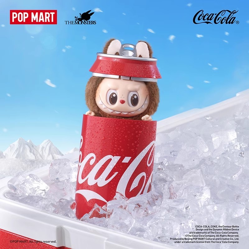 Popmart THE MONSTERS Coca-Cola Series Vinyl Face Hidden MYSTERIOUS GUEST ทั้งกล่อง
