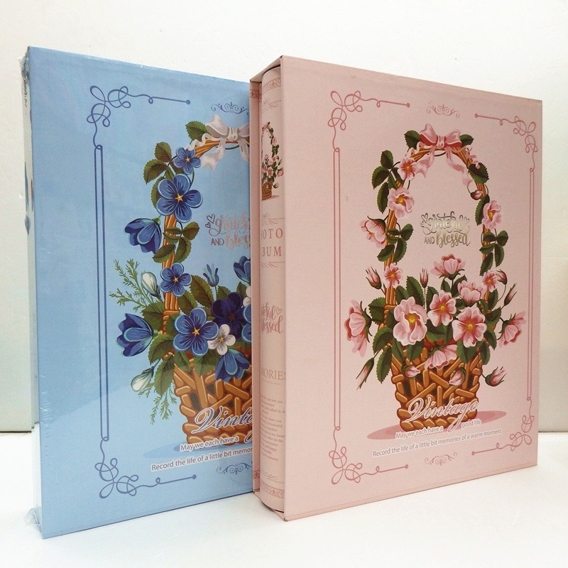 6r อัลบั้มภาพ 200 ชิ้น 6x8 อัลบั้มหนังสือสําหรับ 8 นิ้ว Photoes Photobook งานแต่งงานอัลบั้มพร้อมกล่องดอกไม้รูปแบบ