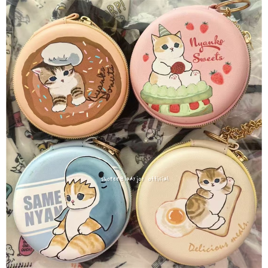 ญี่ปุ่น Mofusand สายหูฟังสายเคเบิลข้อมูลกล่องเก็บสินค้าขนาดเล็กกล่องเก็บOriginal แต่ไม่สมบูรณ์แบบ