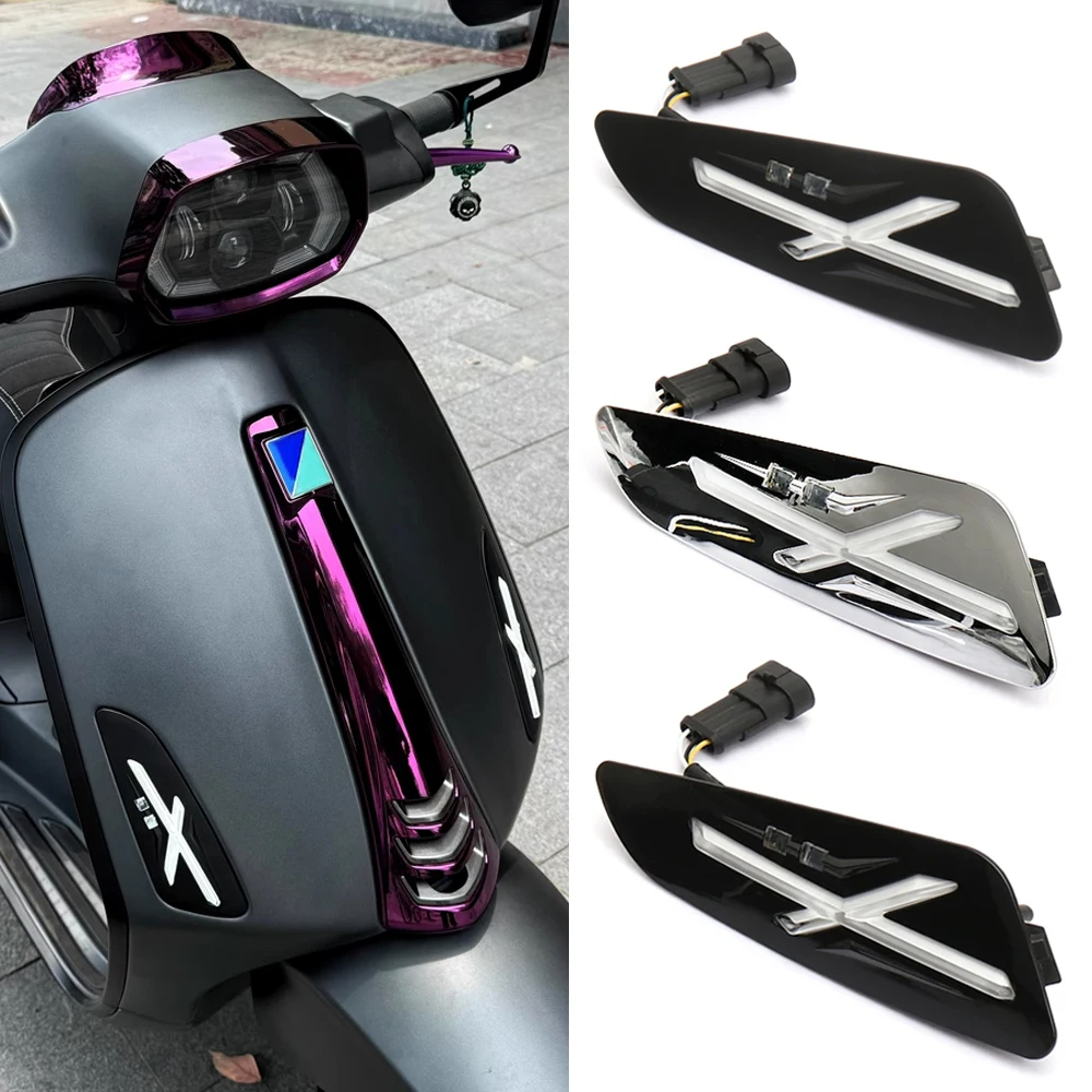 ใหม่สําหรับ Vespa Sprint 150 125 Primavera 150 125 รถจักรยานยนต์ LED ด้านหน้าด้านหลังไฟเลี้ยวไฟสัญญาณไฟท้าย