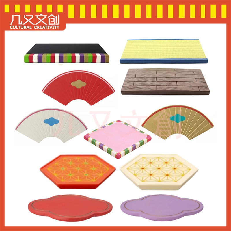 [Jy] Decole วัตถุขนาดเล็ก✿D21-01 ตกแต่งสไตล์ญี่ปุ่นสไตล์ญี่ปุ่นเสื่อเบาะตกแต่งตกแต่งสไตล์ญี่ปุ่นเสื่อทาทามิย้อนยุคกระเบื้องปูพื้นฉากขนาดเล็กอุปกรณ์ประกอบฉาก