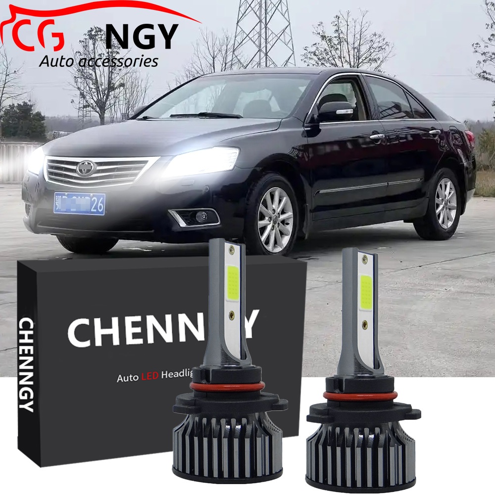 สําหรับ Toyota Camry 2009 2010 2011 ไฟสูง (โคมไฟไฟหน้า) - ชุดแปลงหลอดไฟหน้า LED 6000K 12V-32V สีขาว 