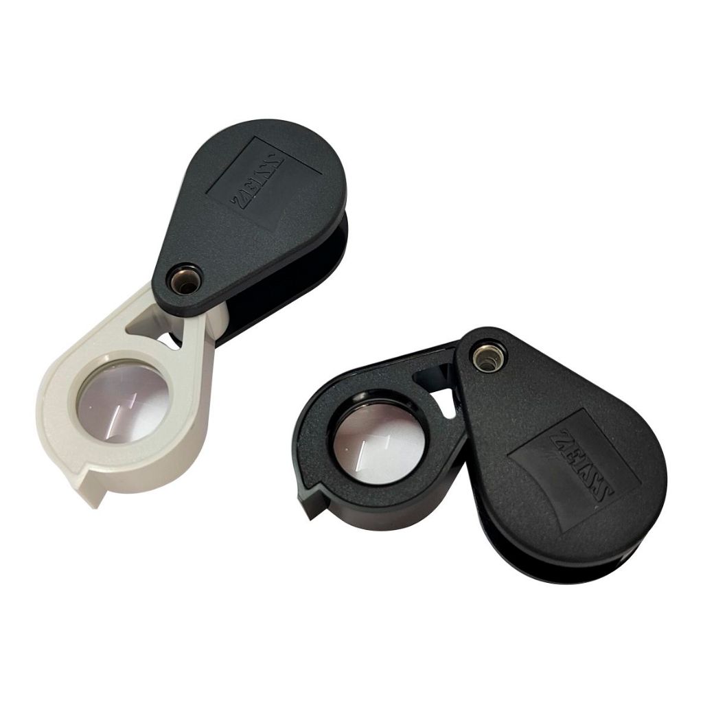 Zeiss Optics D40 10x Jewelers Professional เพชรอัญมณี Aplanatic Achromatic กระเป๋าแว่นขยาย Loupe