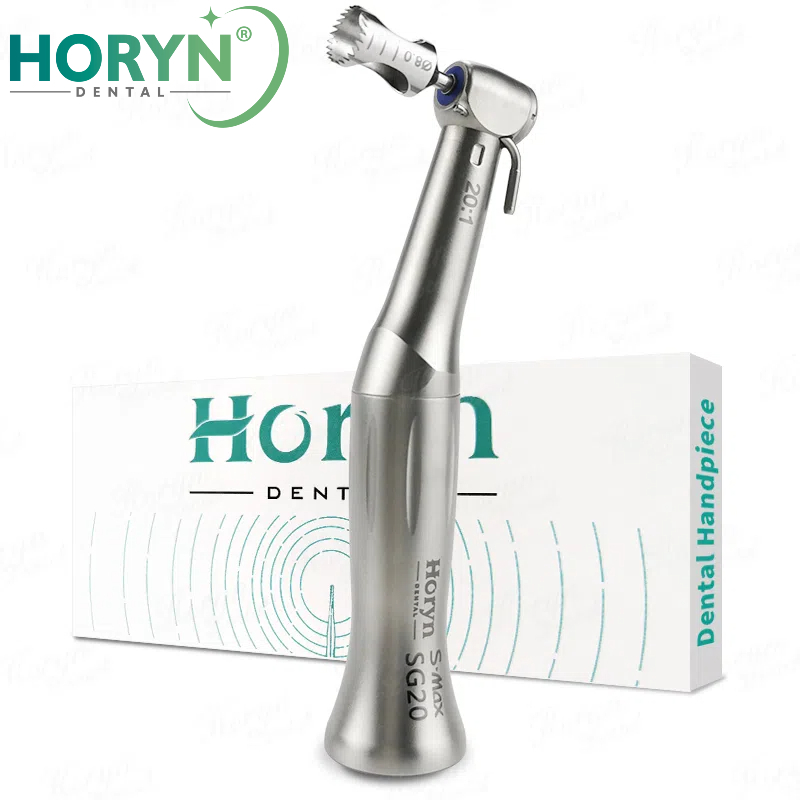 Horyn ทันตกรรม 20:1 Implant Contra มุมช้าความเร็วต่ํา Handpiece Fit สําหรับ E ประเภททันตกรรม Implant Micromotor