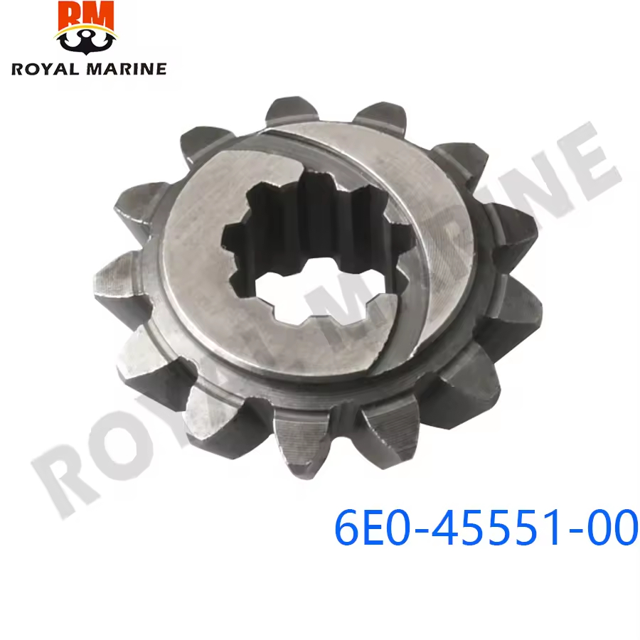6e0-45551 Pinon เกียร์สําหรับ Yamaha 2 จังหวะ 4HP 5HP มอเตอร์นอก 13T 6E0-45551-00