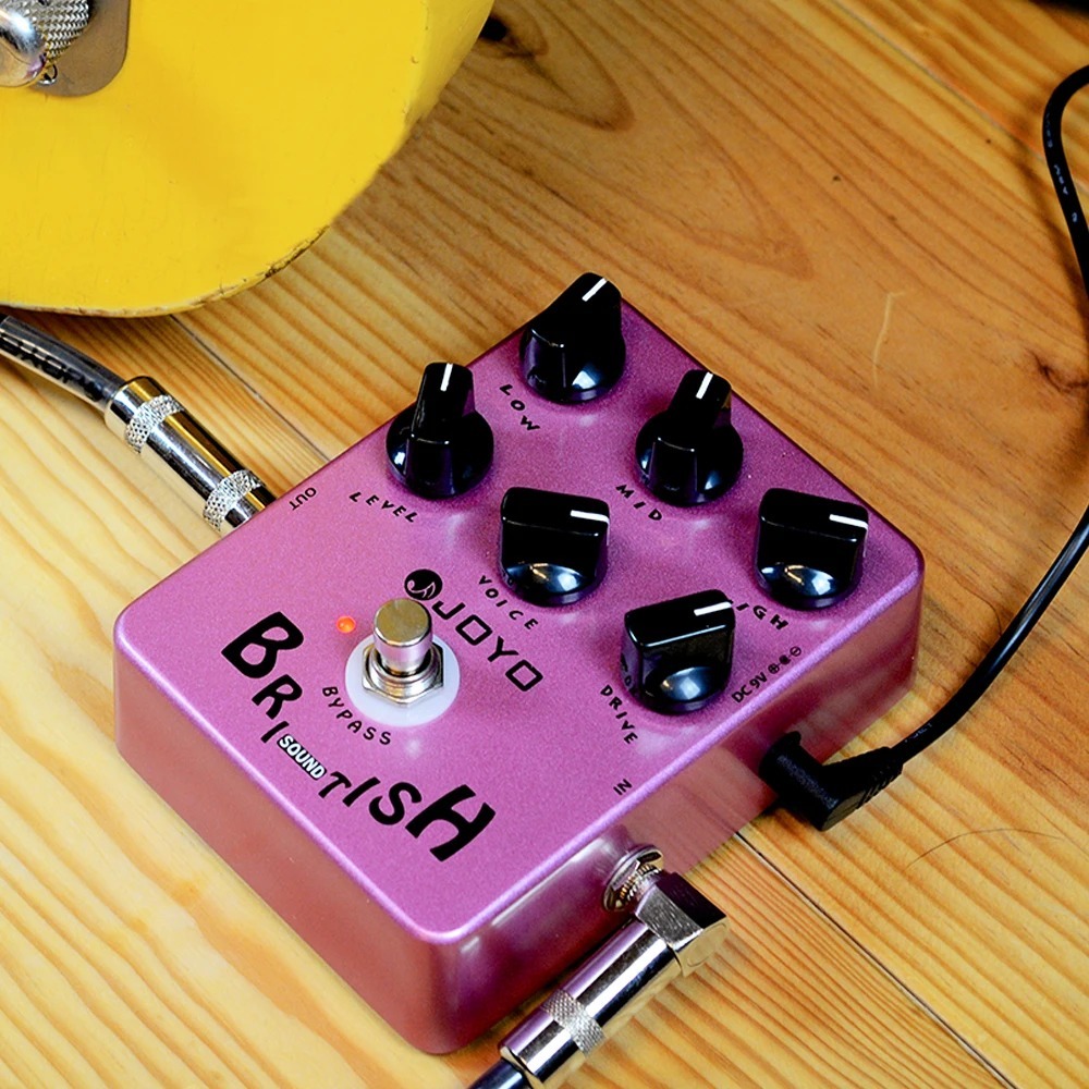 Joyo JF-16 British Sound Overdrive กีตาร์เหยียบ Blues Breaker Overdrive to Plexi Roar JCM800 Pre-amp จําลองเหยียบ ราคา ถูกที่สุด ดีลบีเคเค แกลเลอรีภาพที่ 6
