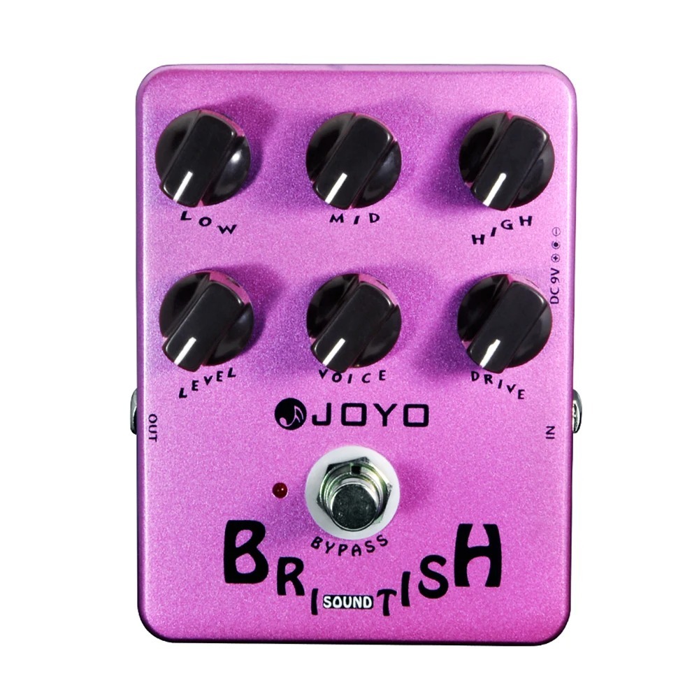Joyo JF-16 British Sound Overdrive กีตาร์เหยียบ Blues Breaker Overdrive to Plexi Roar JCM800 Pre-amp จําลองเหยียบ ราคา ถูกที่สุด ดีลบีเคเค